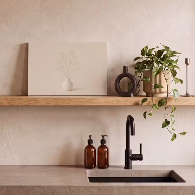 Vaas - Takken - Bloemetjes - Wit canvas 2cm klein -closeup_print_DE