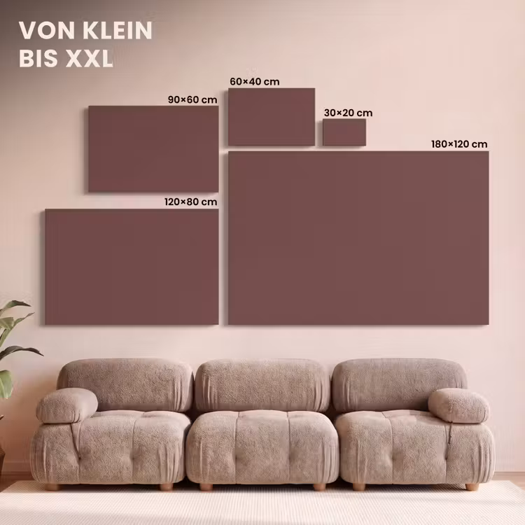 Velvet - Merlot - Rood canvas 2cm klein 34 -Xsfeer8_DE