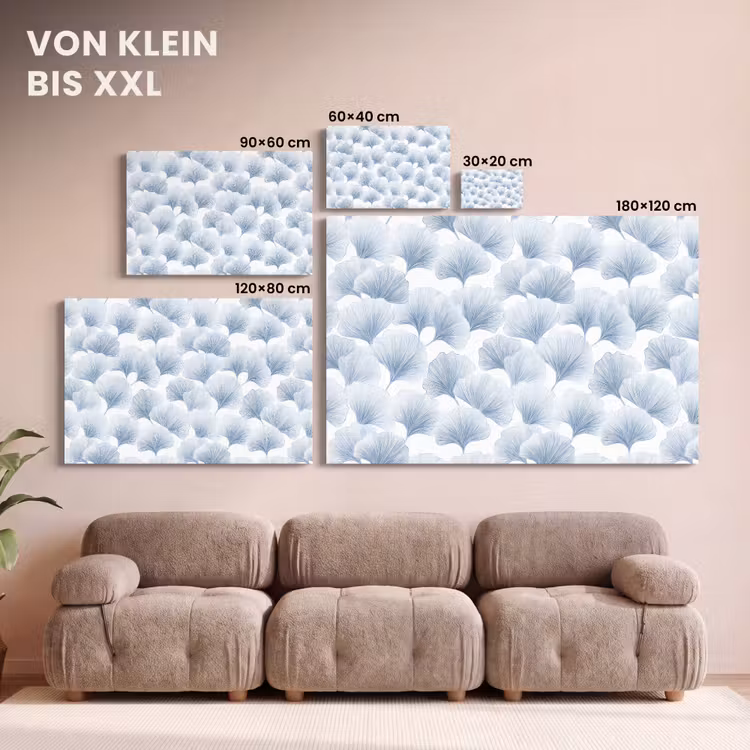 Waaier - Modern - Blauw canvas 2cm klein 34 -Xsfeer8_DE