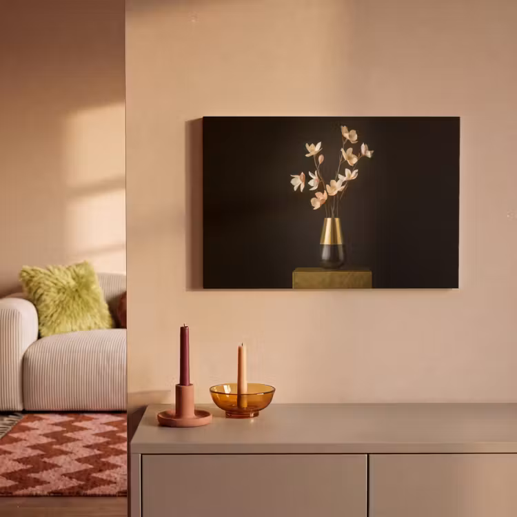 Sierlijk - Boeket - Goud - Vaas canvas 2cm klein -sfeer1