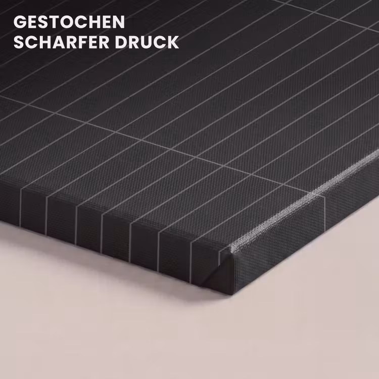 Verticaal - Wandtegel - Mat - Zwart canvas 2cm klein 34 -closeup_print_DE