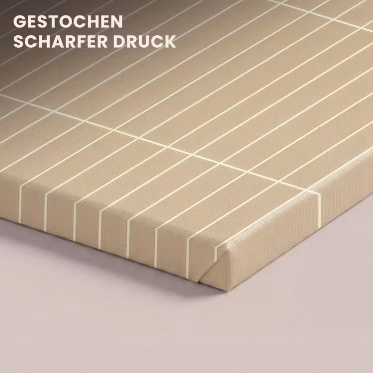 Verticaal - Wandtegel - Zand - Beige canvas 2cm klein 34 -closeup_print_DE