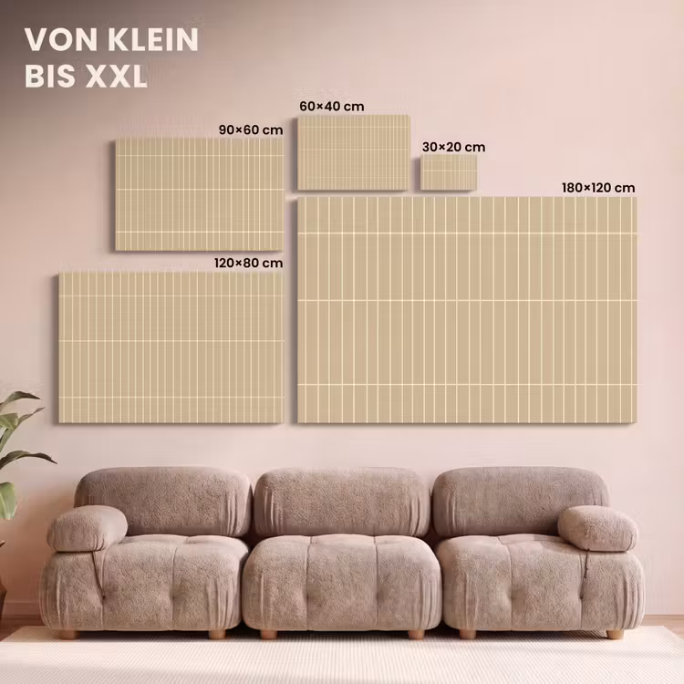 Verticaal - Wandtegel - Zand - Beige canvas 2cm klein 34 -Xsfeer8_DE