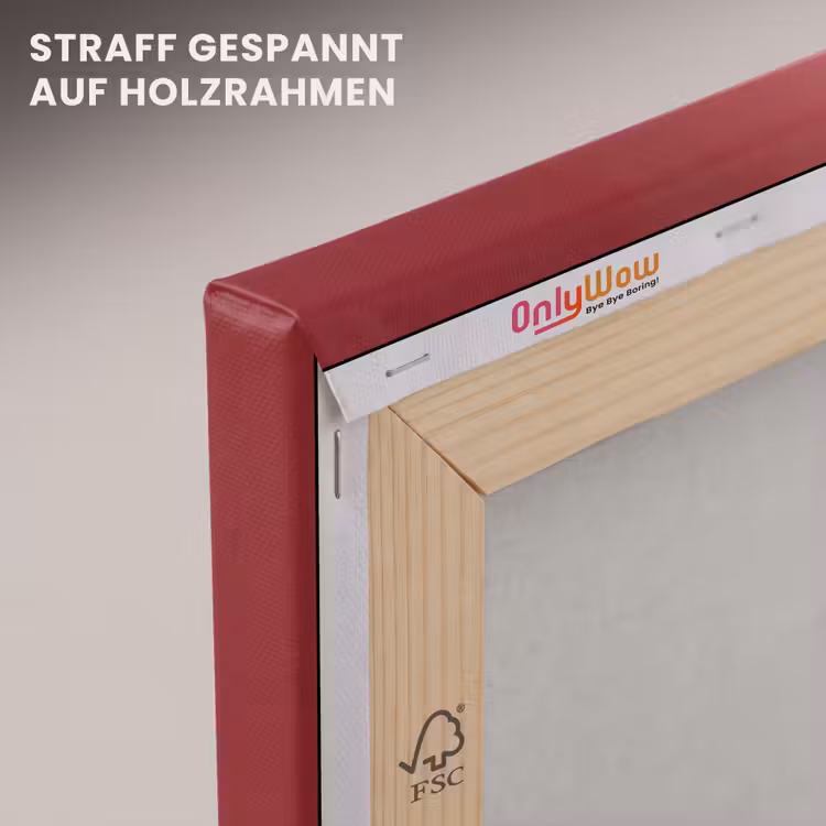 Sierlijk - Bloem - Roze - Glazen canvas 2cm klein -uniquesellingpoint_afwerking-onlywow_DE