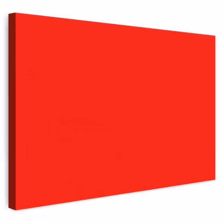 Vibrant - Vermilion - Rood canvas 2cm klein 34 -3d
