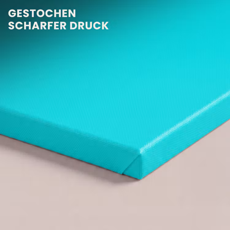 Vivid - Aquamarine - Turkoois canvas 2cm klein 34 -closeup_print_DE