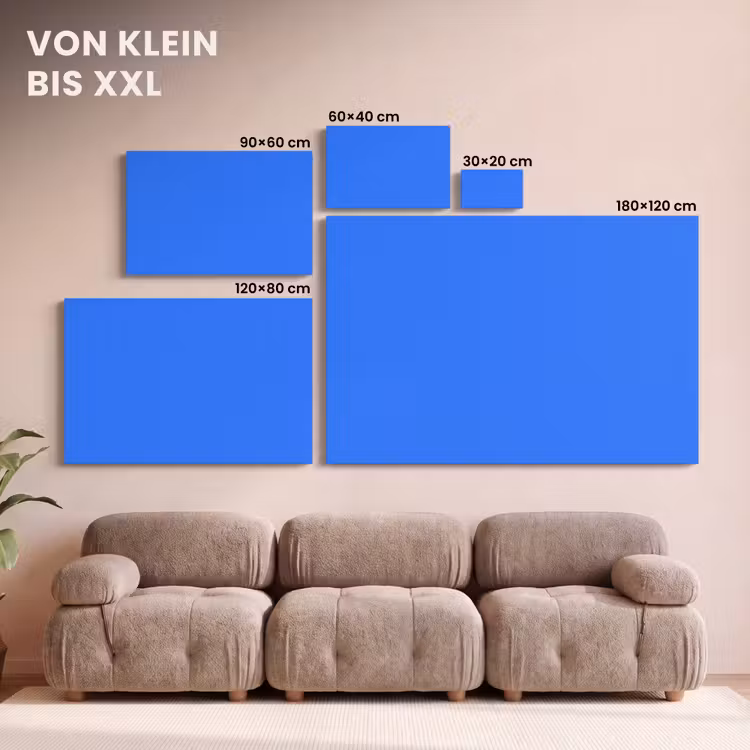 Vivid - Cobalt - Blauw canvas 2cm klein 34 -Xsfeer8_DE
