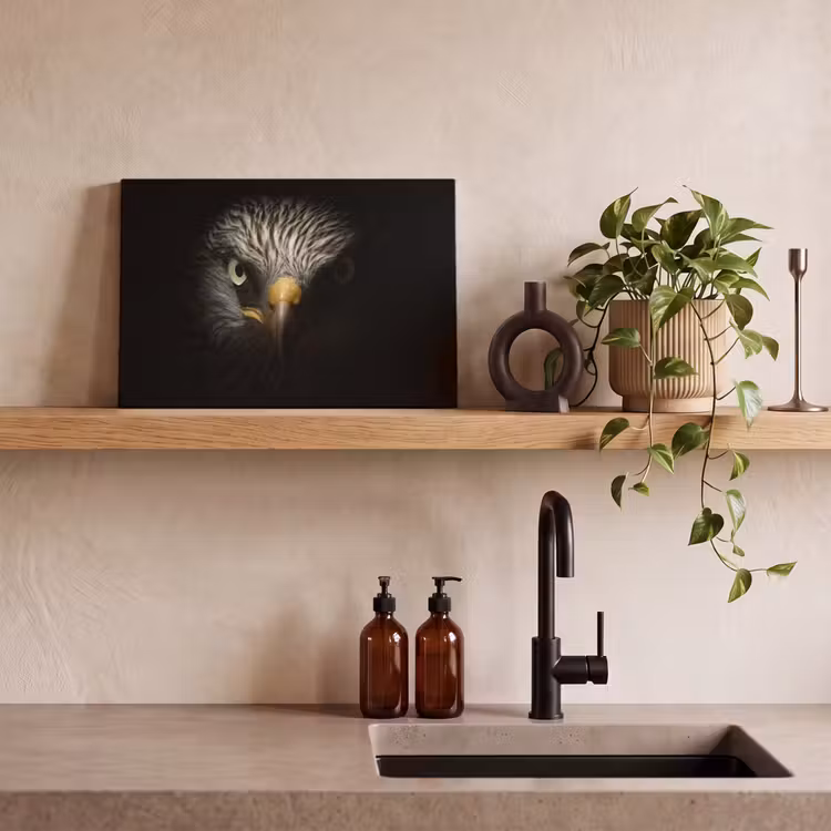 Vogel - Adelaar - Roofvogels - Oog - Snavel - Licht canvas 2cm klein -sfeer3
