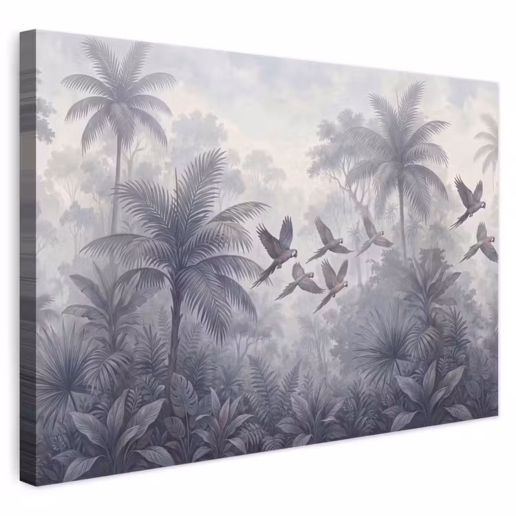 Vogel - Vliegend - Jungle - Vintage - Dieren canvas 2cm klein -3d