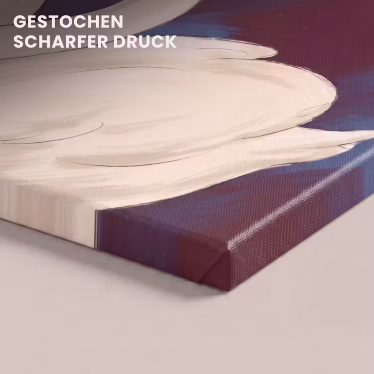 Vogel - Koppel - Liefde - Abstract - Wit canvas 2cm klein -closeup_print_DE