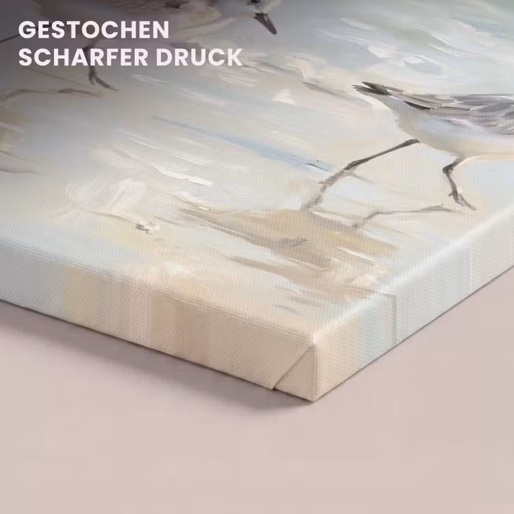 Vogels - Strand - Zee canvas 2cm klein -closeup_print_DE