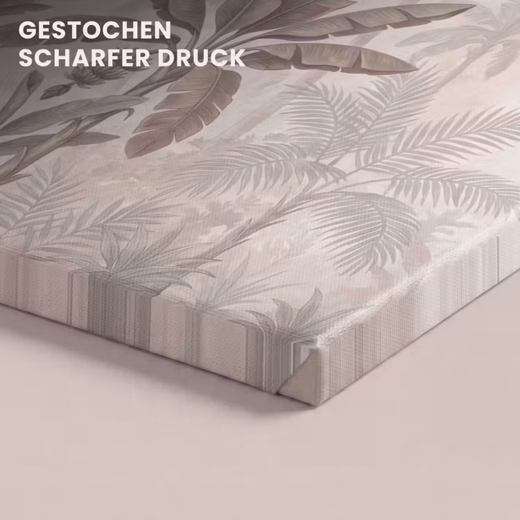 Vogel - Tropisch - Jungle - Natuur - Beige canvas 2cm klein -closeup_print_DE