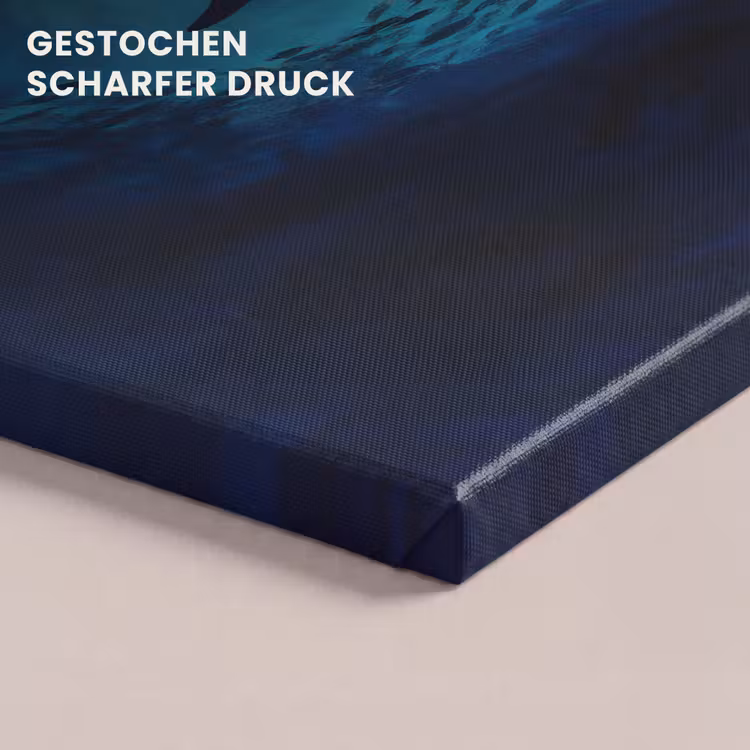 Walvis - Vissen - Donkerblauw canvas 2cm klein -closeup_print_DE
