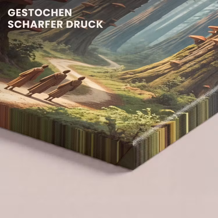 Leinwandbild - Wald – Bäume – Natur - Bos - Bomen - Natuur canvas 2cm klein