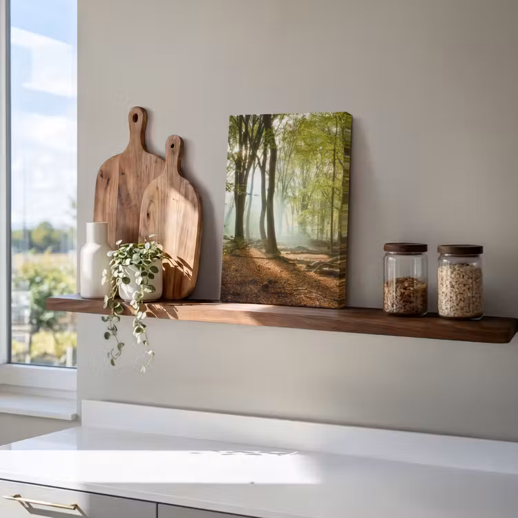 Bos - Zon - Seizoenen - Landschap canvas 2cm klein -uniquesellingpoint_afwerking-onlywow_DE