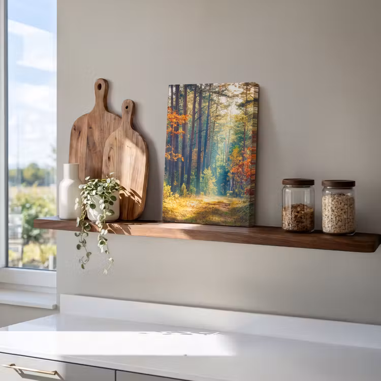 Wald - Sonne - Natur - Herbst canvas 2cm klein -uniquesellingpoint_afwerking-onlywow_DE