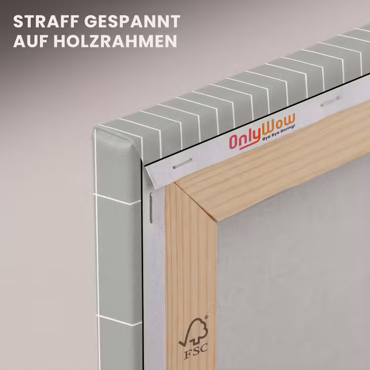 Wandtegel - Verticaal - Lichtgrijs canvas 2cm klein 34 -uniquesellingpoint_afwerking-onlywow_DE
