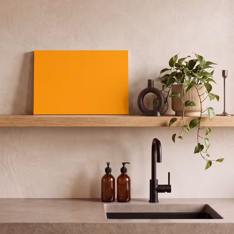 Warm - Ochre - Oranje canvas 2cm klein 34 -sfeer3
