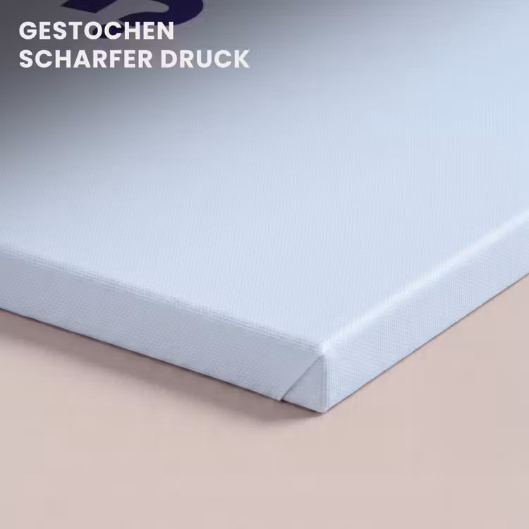 Why not - Blauw - Licht blauw - Quote canvas 2cm klein -closeup_print_DE