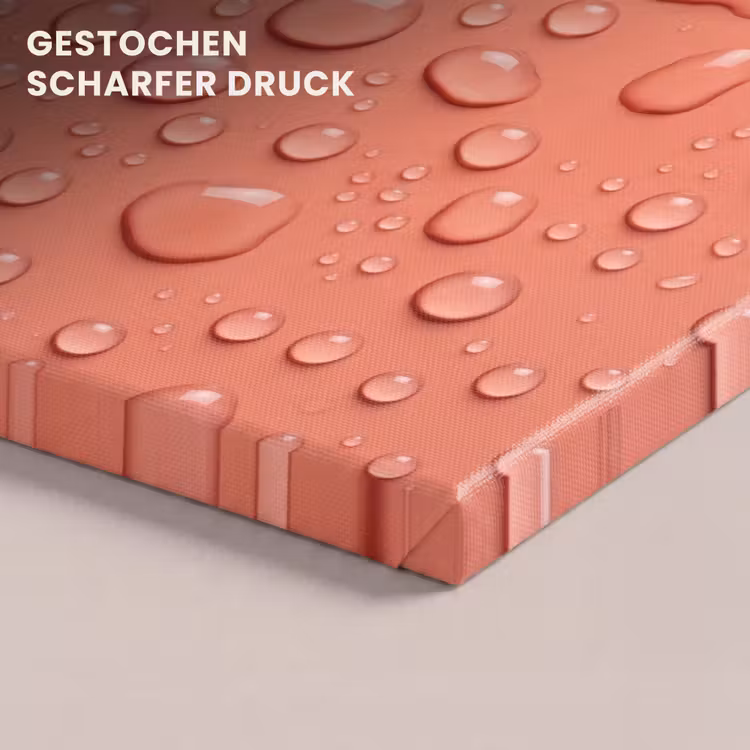 Water - Druppels - Roze canvas 2cm klein -uniquesellingpoint_afwerking-onlywow_DE