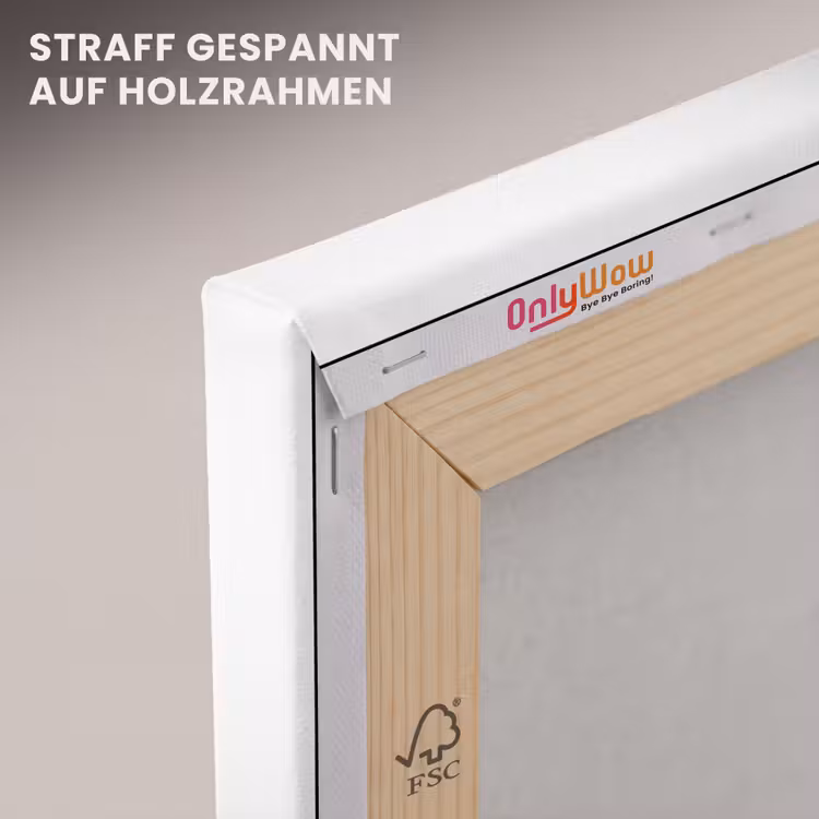 WC - Toilet - Krant - Schotse Hooglander - Zwart Wit canvas 2cm klein -uniquesellingpoint_afwerking-onlywow_DE