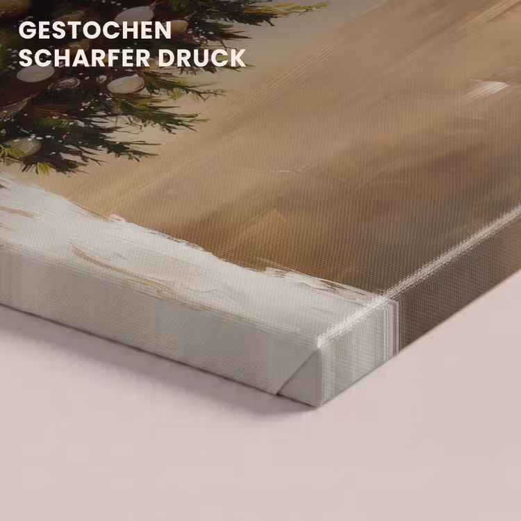 Kerst - Sfeer - Groen canvas 2cm klein -uniquesellingpoint_afwerking-onlywow_DE