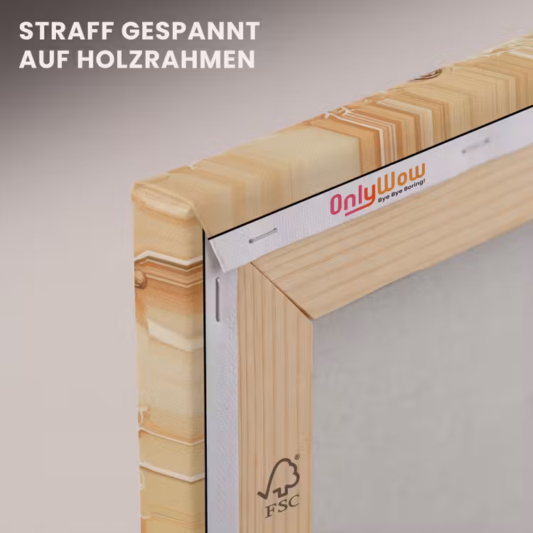 Kerstmis - Koekje - Poppetje - Speculaas canvas 2cm klein -uniquesellingpoint_afwerking-onlywow_DE