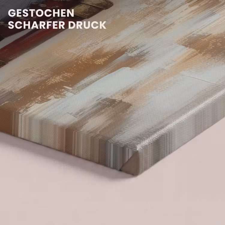 Kerst - Poppetje - Abstract canvas 2cm klein -uniquesellingpoint_afwerking-onlywow_DE
