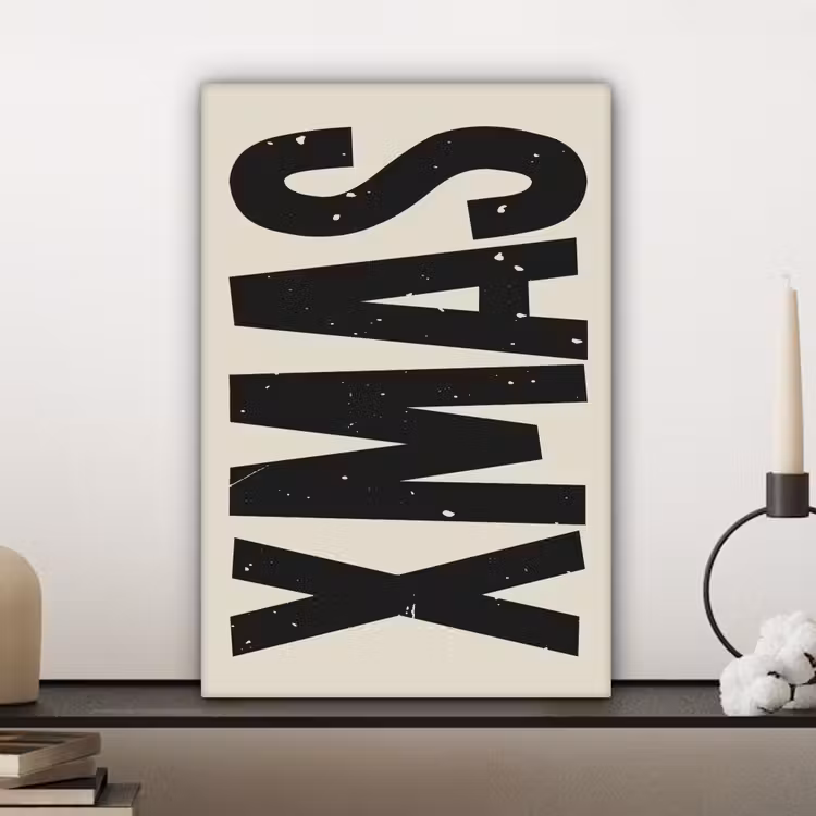Kerst - Christmas - Japandi - Beige canvas 2cm klein -atmosphere_sfeer3_global