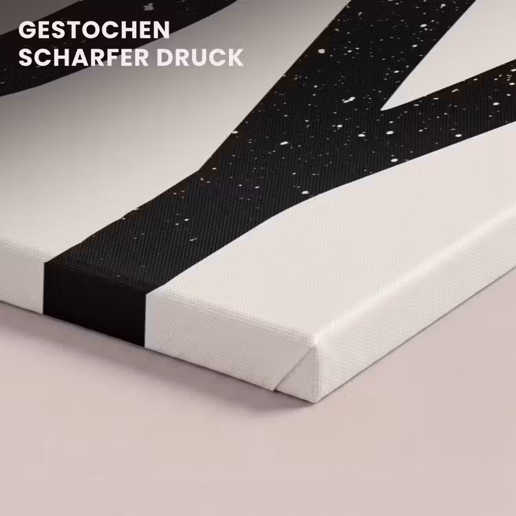 Kerst - Quote - Joy - Zwart - Feestdagen canvas 2cm klein -closeup_print_DE