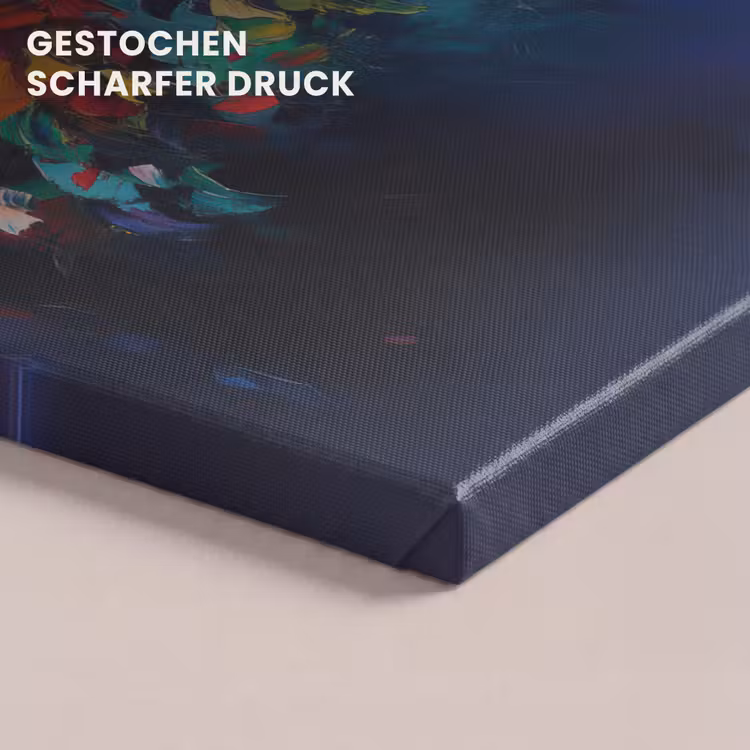 Kerstboom - Kerst - Abstract - Kleurrijk canvas 2cm klein -uniquesellingpoint_afwerking-onlywow_DE