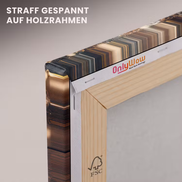 Kerstdecoratie - Houten - Dennenappel - Bruin canvas 2cm klein -uniquesellingpoint_afwerking-onlywow_DE