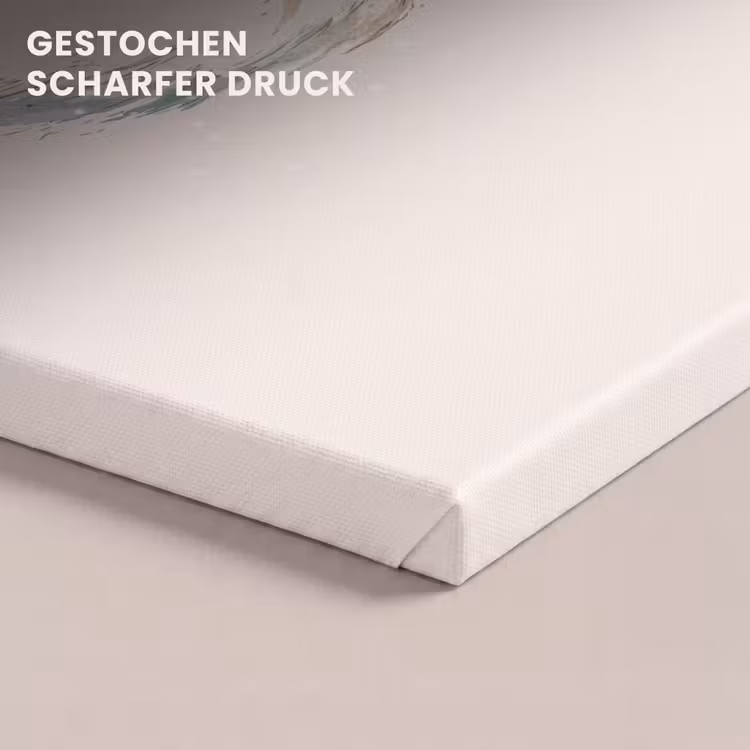 Kerstman - Kerst - Quote - Beige canvas 2cm klein -uniquesellingpoint_afwerking-onlywow_DE
