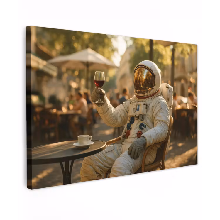 Wijn - Rood - Terras - Koffie canvas 2cm klein -z3d