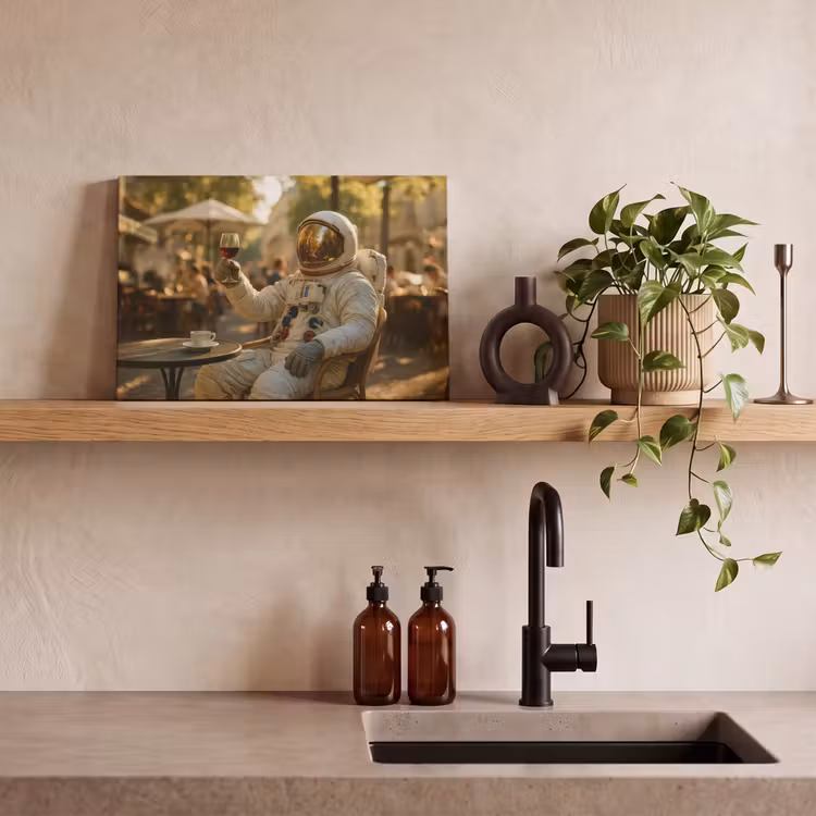 Wijn - Rood - Terras - Koffie canvas 2cm klein -sfeer3