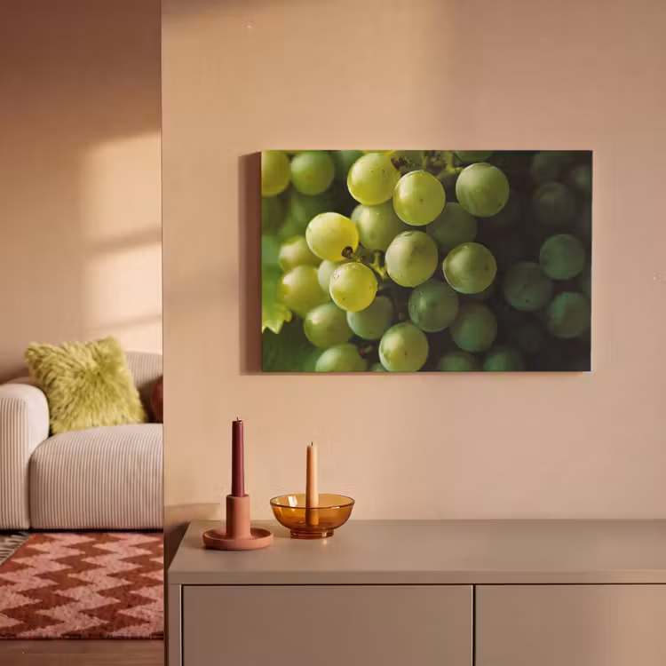 Druiven - Tros - Groen canvas 2cm klein -sfeer1