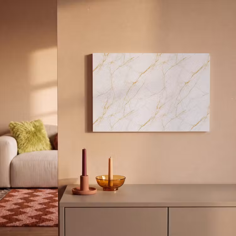Wit - Marmer - Goud - Luxueus canvas 2cm klein 34 -sfeer1