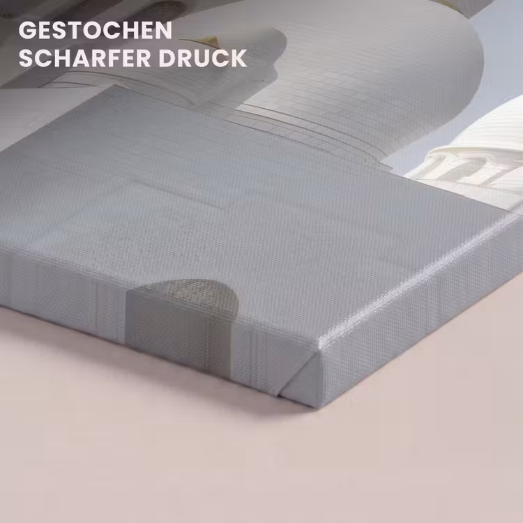 Witte koepels - Helderblauwe lucht - Islamitisch canvas 2cm klein -closeup_print_DE