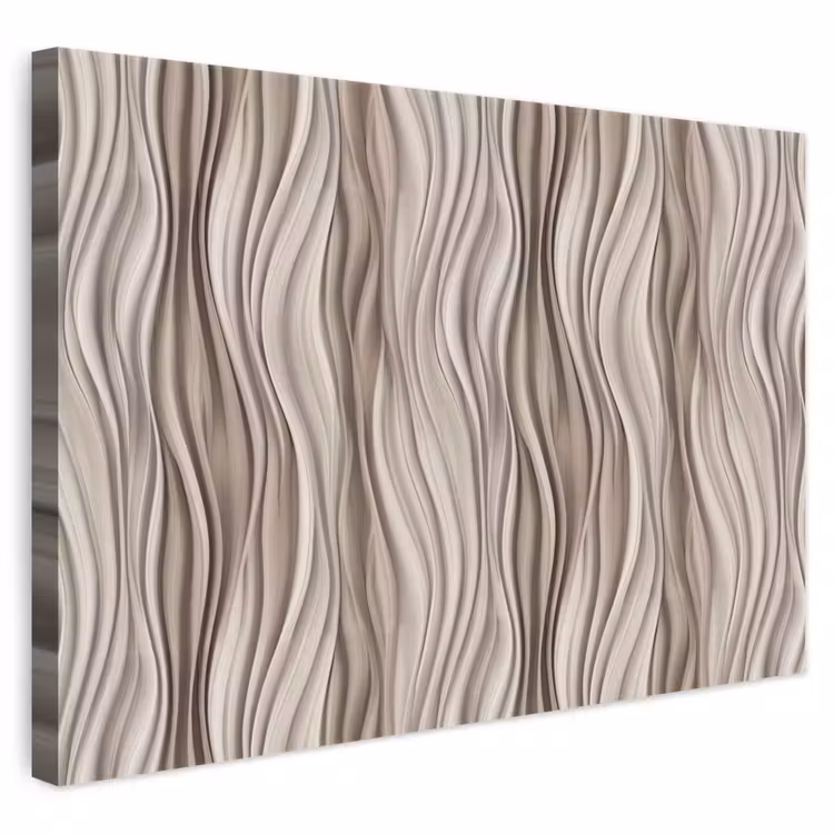 Golven - 3D - Crème canvas 2cm klein 34 -3d