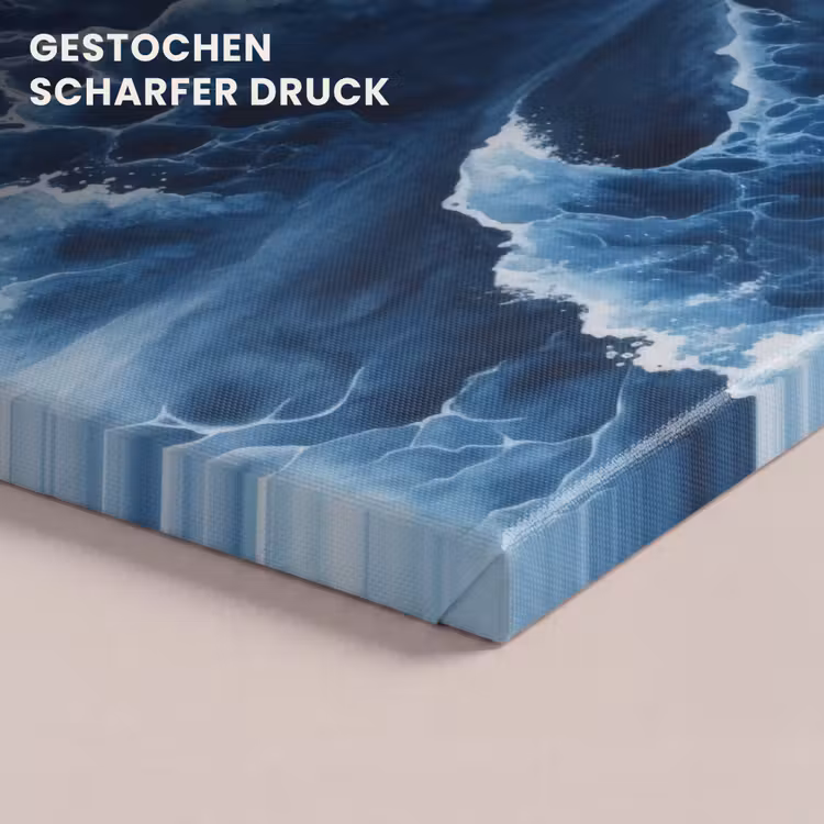 Golven - Blauw - Schuim canvas 2cm klein -closeup_print_DE