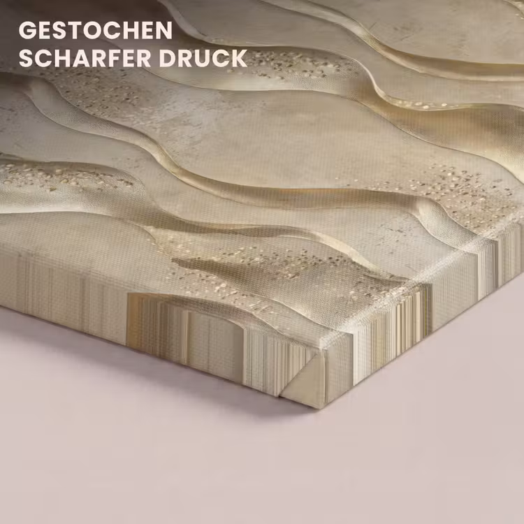 Golven - Patroon - Goud canvas 2cm klein 34 -closeup_print_DE