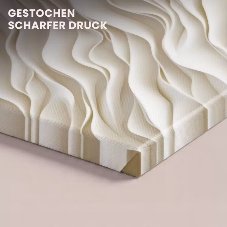 Golven - Wit - Minimalistisch canvas 2cm klein 34 -closeup_print_DE