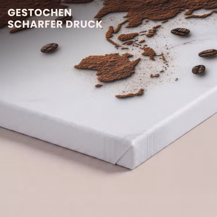 Wereldkaart - Koffie - Marmer canvas 2cm klein -closeup_print_DE