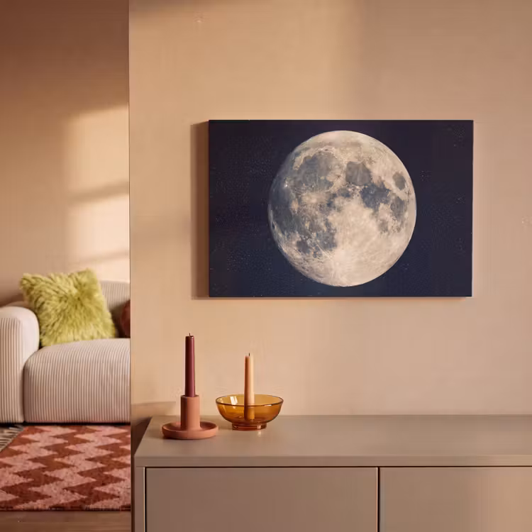 Ruimte - Maan - Kosmos canvas 2cm klein -sfeer1