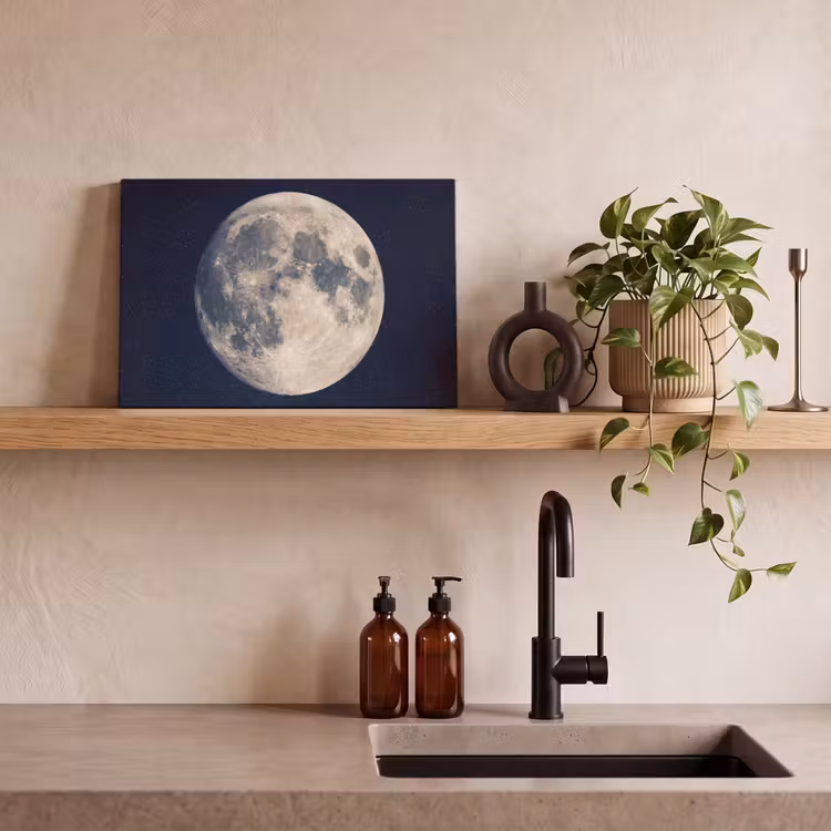 Ruimte - Maan - Kosmos canvas 2cm klein -sfeer3
