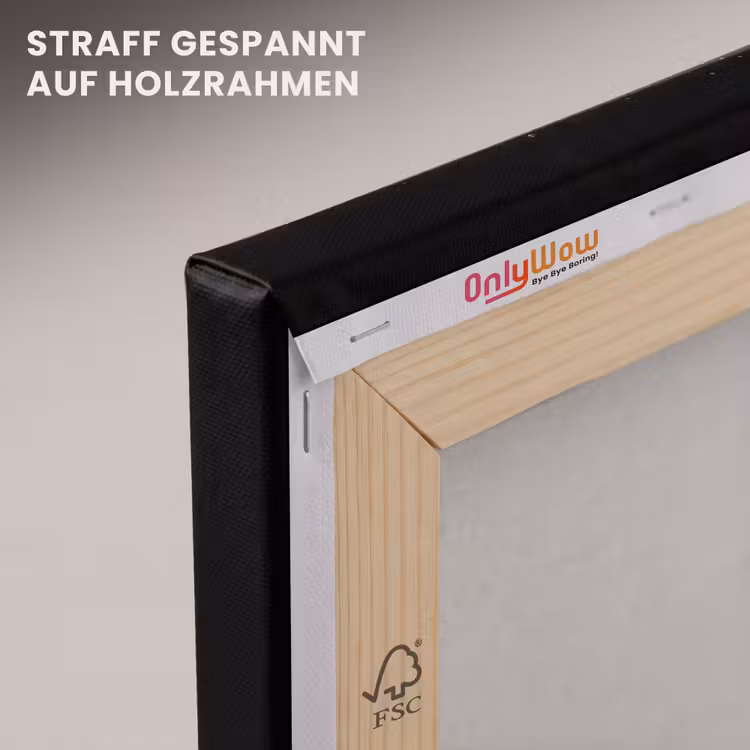 Whiskyglazen - Ijs - Spetters - Zwart canvas 2cm klein -uniquesellingpoint_afwerking-onlywow_DE