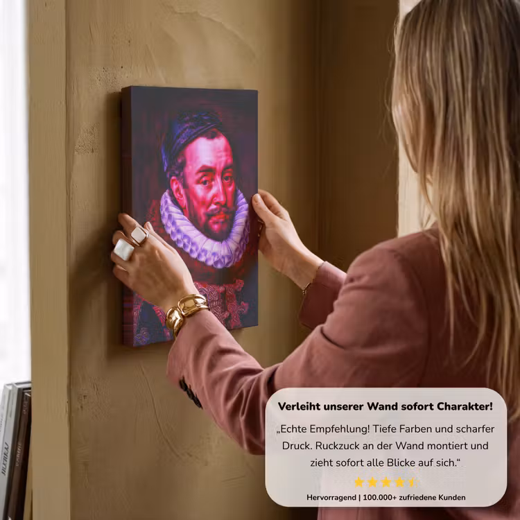Willem van Oranje - Adriaen Thomasz - Oude meesters canvas 2cm klein -Xsfeer7_DE