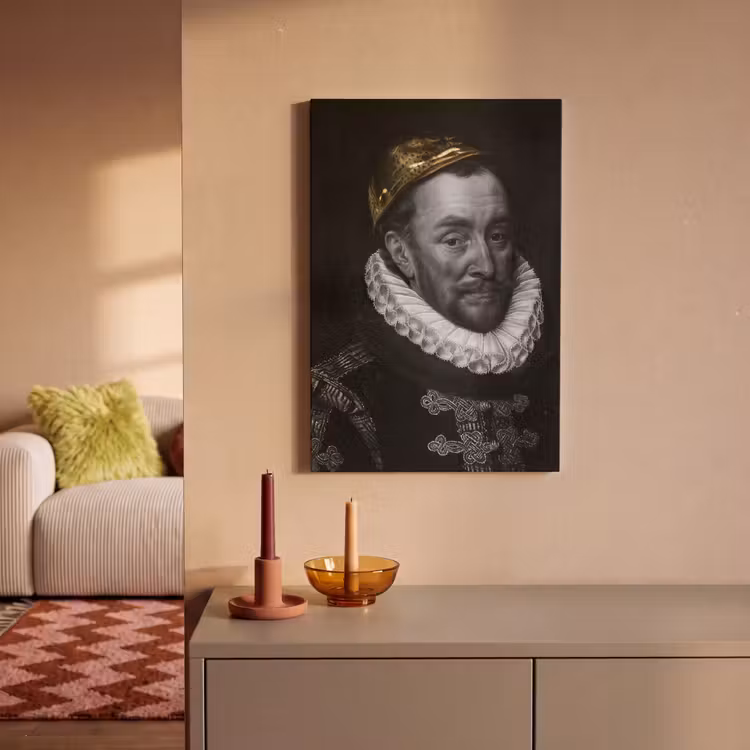Willem van Oranje - Adriaen Thomasz - Goud canvas 2cm klein -sfeer1