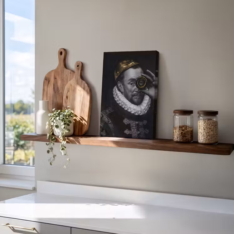 Willem van Oranje - Adriaen Thomasz - Goud - Lens canvas 2cm klein -atmosphere_sfeer3_global