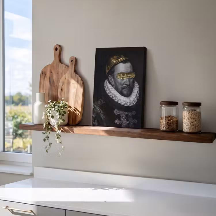 Willem van Oranje - Adriaen Thomasz - Zwart - Wit canvas 2cm klein -atmosphere_sfeer3_global